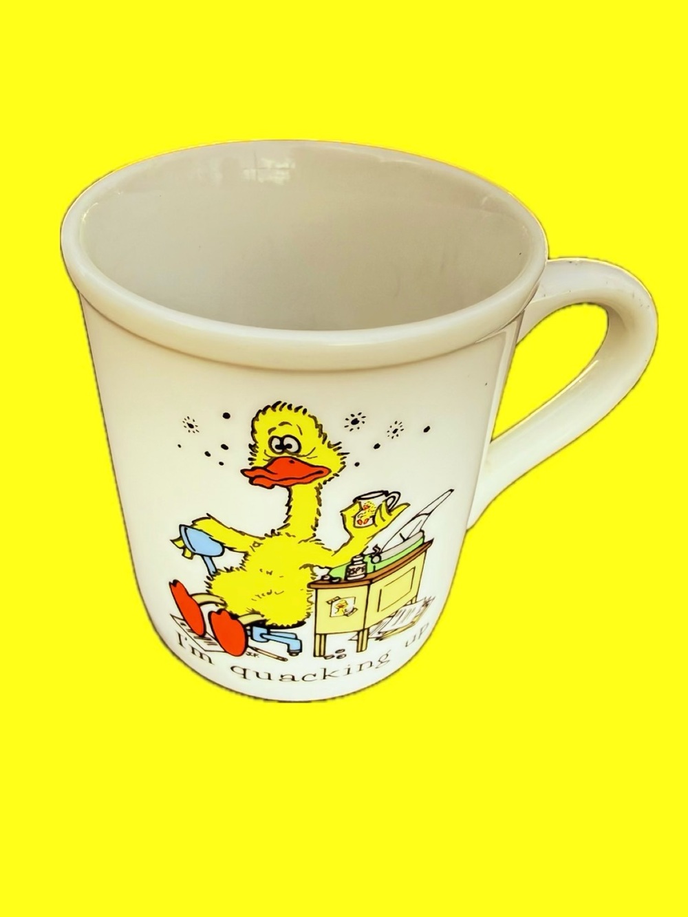 Vintage Yellow Duck Coffee Mug